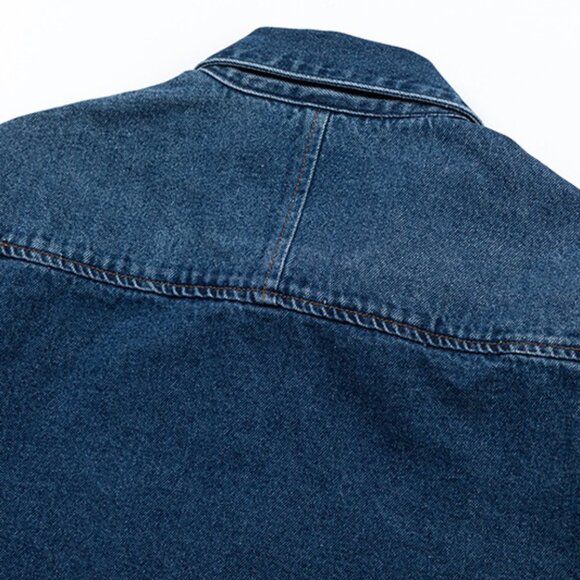 Ami Paris Embossed Heart Denim Jacket - Picture 5 of 9